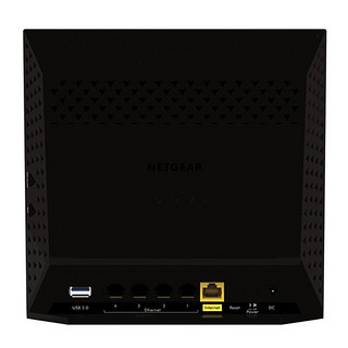 NETGEAR 美国网件 R6200 双频1200M 千兆家用无线路由器 黑色