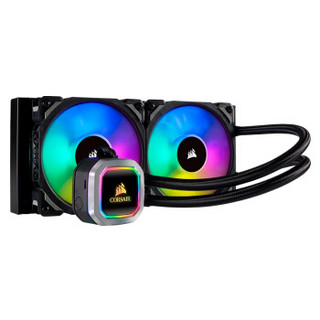 UNCORSAIR 美商海盗船 H100i RGB PLATINUM 一体式水冷散热器 240冷排 RGB