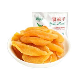 雪海梅乡黄桃干320g休闲零食特产蜜饯果脯水果干桃干健康小吃10件