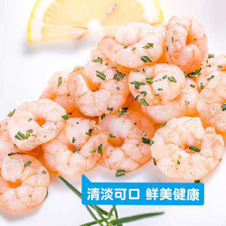 小牛凯西 冷冻青虾仁 包冰净重500g *3件