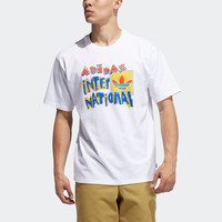 adidas 阿迪达斯 三叶草 INTERNATTEE FM7307 男士短袖上衣
