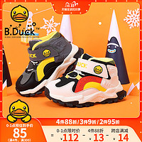 B.Duck小黄鸭童鞋男童2020冬季新款儿童鞋加绒棉鞋保暖运动户外鞋
