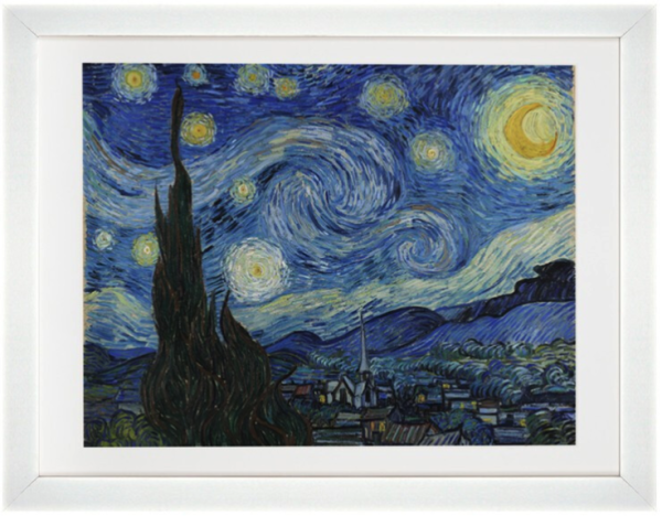省60元 梵高 星空 艺术版画客厅装饰画背景墙挂画画框尺寸55 75cm多少钱 什么值得买 省60元 梵高 星空 艺术版画客厅装饰画背景墙挂画画框尺寸55 75cm多少钱 什么值得买