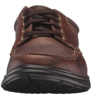 Clarks 其乐 Cotrell Edge系列男士系带低跟商务休闲鞋26120211 Tobacco Oily 7 M US