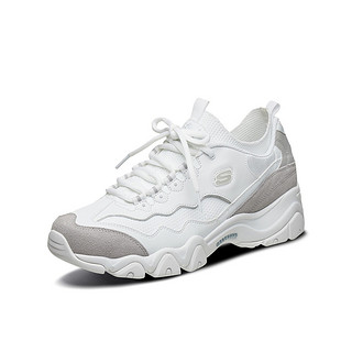 SKECHERS 斯凯奇 D'Lites 2.0 男子休闲运动鞋 999233/WHT 白色 42