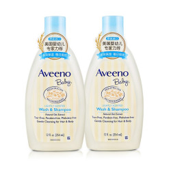 Aveeno 艾惟诺 每日倍护系列 婴幼儿洗发沐浴露 354ml*2瓶
