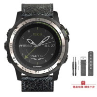 GARMIN 佳明 飞行手表 D2 Charlie钛合金表圈航空员手表 三星定位北斗多功能心率表导航运动户外手表皮表带