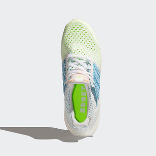 adidas 阿迪达斯 UltraBOOST CLIMA 中性跑鞋 FZ3640 白色/标志绿/青蓝/霓虹橙 40