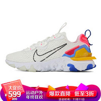 耐克 NIKE 女子 休闲鞋 W NIKE NSW REACT VISION 运动鞋 CI7523-101 白色 38码