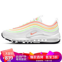 耐克NIKE 女子 休闲鞋 经典 气垫 AIR MAX 97 ESSENTIAL 运动鞋 CZ6087-100白色36.5码