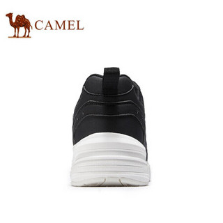 骆驼（CAMEL） 运动鞋男百搭休闲户外减震跑步鞋 A032363180 黑色 42