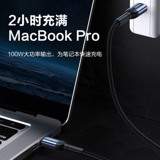 品胜 （PISEN）双type-c数据线2米  PD100W快充充电线通用ipad pro苹果Mac book华为 中国红