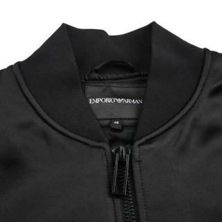 EMPORIO ARMANI阿玛尼EA奢侈品20秋冬男士棉外套 6H1BE5-1NKQZ BLACK-0999黑色 52