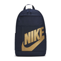 耐克NIKE 男女通款 双肩包 背包 书包 旅行包 ELEMENTAL 2.0 休闲包 BA5876-452蓝黑色中号
