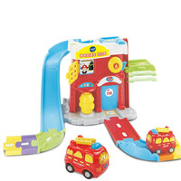 vtech 伟易达 神奇轨道消防局 汽车轨道升降机拼接益智说话唱歌