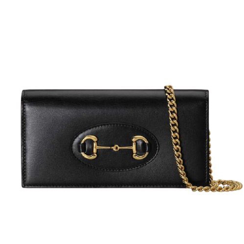 gucci 古驰 1955马衔扣系列女士马蹄扣翻盖链条单肩斜挎包6218920yk0g