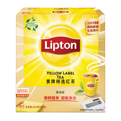 Lipton 立顿 黄牌精选红茶包 100包 *3件