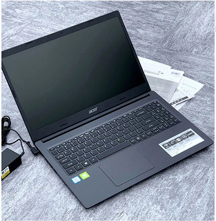 acer 宏碁 湃3系列 A315-55G 15.6英寸 笔记本电脑 酷睿i7-10510U 8GB 512GB SSD MX230 黑色