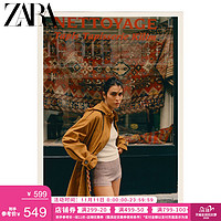 ZARA 新款 女装 拼接系带风衣 00518263305