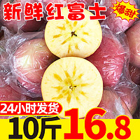 山西冰糖心苹果 3斤批新鲜水果当季应季红富士丑苹果整箱现季一箱