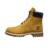 Timberland 添柏岚 男士高帮低跟系带经典防水靴6717B 小麦色43.5
