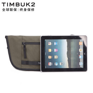 TIMBUK2 美国天霸胸包多功能防泼水单肩包弹弓包IPAD包男女休闲帆布斜挎包 升级款 深绿Catapult系列