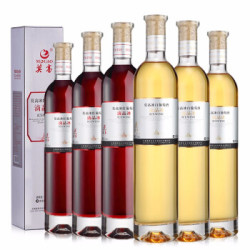 莫高 红酒长相思守冰酒葡萄酒冰白冰红热红酒礼盒装微醺晚安6瓶