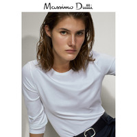 Massimo Dutti女装 素色棉质 T恤 06860902250