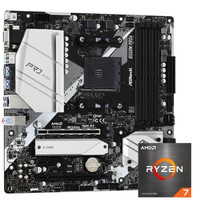 ASRock 华擎 B550M Pro4 MATX主板(AMD AM4、B550)+AMD 锐龙R7-5800X CPU套装