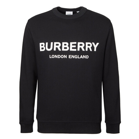 BURBERRY 博柏利 男士圆领卫衣 80113571 黑色 M