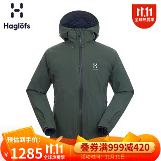 Haglofs 火柴 602699 男款冲锋衣2JU军绿色 M