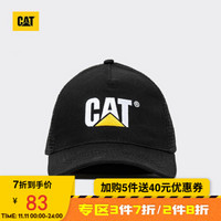 CAT/卡特春夏新款黑色男棒球帽 黑色 均码
