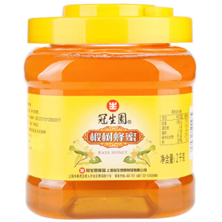 冠生园椴树蜂蜜2000g 椴树蜜 大桶量贩装 冲调饮料 早餐冲饮 下午茶点心 烘焙原料