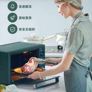 北美电器多功能电烤箱家用 30升大容量 搪瓷内胆独立控温全功能烤箱发酵解冻蛋糕ATO-G40