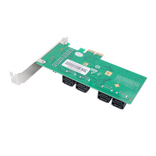 奥睿科（ORICO）PCI-E转8口SATA3.0扩展卡台式机主机箱电脑高速转接卡固态硬盘盒