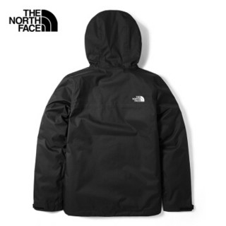 TheNorthFace北面冲锋衣男单层20秋冬上新户外防风防水外套 4NEL JK3/黑色 M/170