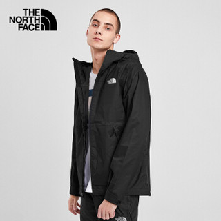 TheNorthFace北面冲锋衣男单层20秋冬上新户外防风防水外套 4NEL JK3/黑色 M/170