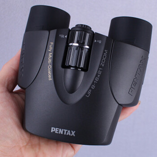 日本 PENTAX 宾得望远镜双筒 UP 连续变倍高倍高清  变焦可拉远拉观鸟镜军工微光夜视户外旅游 UP 8-16x21 绿色