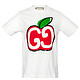 GUCCI 古驰 男女同款白色棉质双G苹果图案短袖T恤 580762 XJB7U 9381 XS