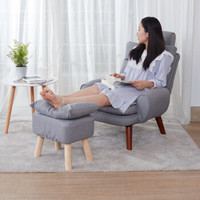 优居客日式单人沙发椅6档可调节懒人沙发