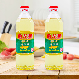 金龙鱼精炼一级大豆油炒菜植物油大豆油900ml*2瓶