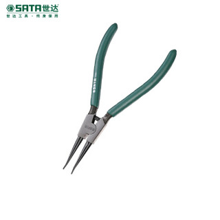 世达（SATA）72001 轴用直头外卡簧钳挡圈钳7英寸