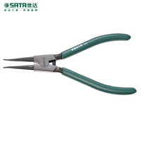 世达（SATA）72001 轴用直头外卡簧钳挡圈钳7英寸