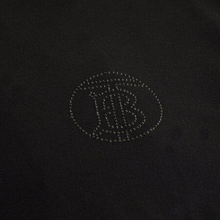 BURBERRY 博柏利 男士圆领短袖T恤 80225041 黑色 XL