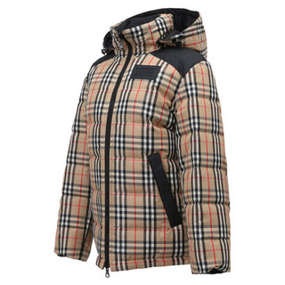 BURBERRY 博柏利 Vintage系列 女士连帽双面穿羽绒服 80187661 驼色 S