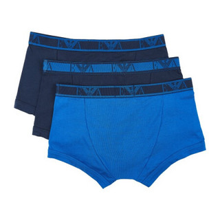 EMPORIO ARMANI UNDERWEAR阿玛尼EA奢侈品20秋冬男内裤(三条装) 111357-0A715 BIUENAVY-70735蓝色藏青色 S