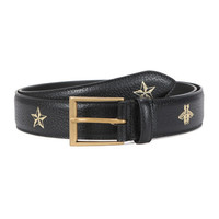 GUCCI 古驰 男士牛皮针扣腰带 495125 DJ2KT 8474 黑色 100