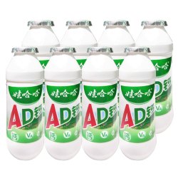娃哈哈乳饮料_wahaha 娃哈哈 ad钙奶100g*24瓶风味酸奶儿童含乳饮品近