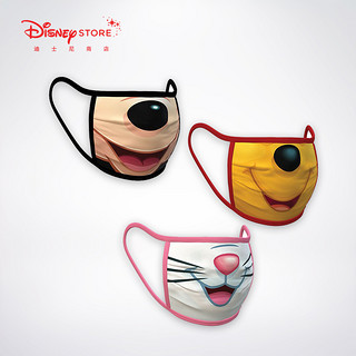 迪士尼商店 卡通米奇玛丽猫小熊维尼防粉尘保暖亲子口罩儿童成人
