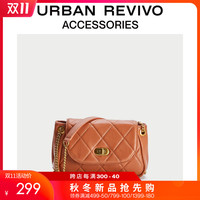 URBAN REVIVO2020冬季新品青春女士配件格纹斜挎包AY38TB4N2001